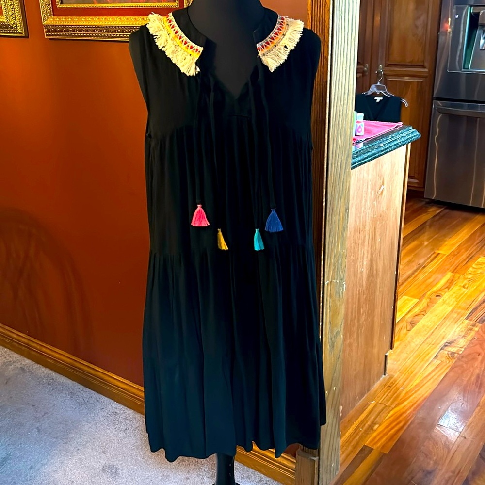 Black Tiered Sundress